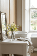 Faux Wildflowers in a Milk Bottle - The Irish Country Home