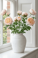 Faux Fluffy Light Pink Ranunculus Spray - The Irish Country Home