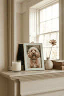 Sage & Gold Enamel Photo Frame 4 x 6 inch - The Irish Country Home