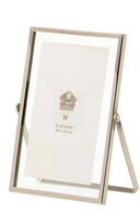 Silver Metal Photo Frame 4x6 Inch