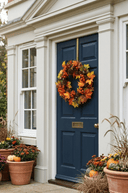 Faux Maple Leaf Wreath 60cm - The Irish Country Home