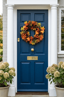 Faux Maple Leaf Wreath 60cm - The Irish Country Home