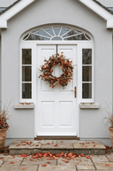 Autumn Daisy & Berry Wreath 60cm - The Irish Country Home