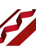 Velvet Fabric Ribbon 25mm x 9m Red