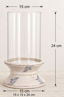 Small Ceramic Candle Lamp 24cm