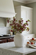 Faux Red Berry Spray 89cm