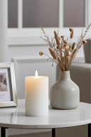 White LED Candle 12.5cm