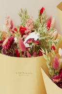 Dried Flowers Field bouquet Red Allure