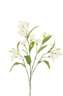 Faux White Alstroemeria Spray