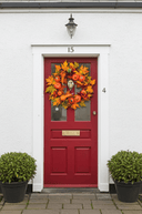 Faux Autumn Pumpkin Wreath - The Irish Country Home