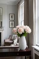 Faux Blush Pink Hybrid Tea Rose