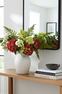 Faux Crimson Kisses Arrangement