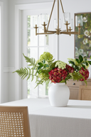 Faux Crimson Kisses Arrangement