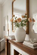 Faux Fluffy Peach Ranunculus Spray - The Irish Country Home