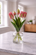 Faux Fresh Touch Tulip Bunch Mauve