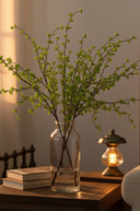 Faux Green Leaf Branch