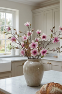 Faux Magnolia Spray Pink