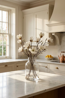 Faux Magnolia Stelata Spray White