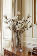 Faux Magnolia Stelata Spray White