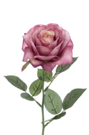 Faux Mauve Scarlett Rose 62cm