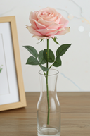 Faux Scarlet Rose Spray