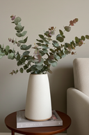 Faux Burgundy & Green Eucalyptus