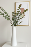 Faux Burgundy & Green Eucalyptus