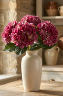 Faux Burgundy Hydrangea Stem