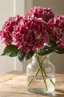 Faux Burgundy Hydrangea Stem