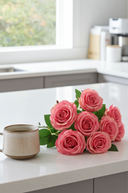 Faux Fresh Touch Rose Dark Pink