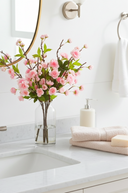 Faux Fuji Cherry Blossom Spray Pink