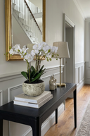 White Orchids in Clay Pot 47cm