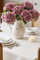 Faux Pink & Green Hydrangea