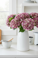 Faux Pink & Green Hydrangea