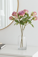 Faux Violet Rose Spray