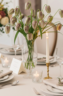 Faux Violet and Green Fritillaria Stem