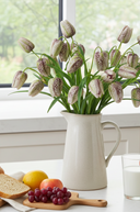 Faux Violet and Green Fritillaria Stem