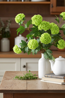 Faux Vivid Green Viburnum Spray