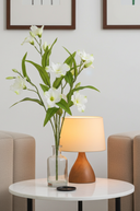 Faux White Alstroemeria Spray