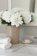 Faux White Hydrangea 32cm