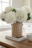 Faux White Hydrangea 32cm