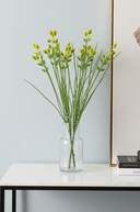 Faux Yellow Wildflower Grass