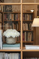 Faux White Roses in a Distressed Pot