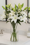 Glass Cylinder Vase 25cm