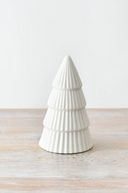 Glazed White Tree 12cm
