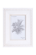 Ivory Beaded Photo Frame 4x6