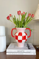 Ceramic Loving Cup Vase Large