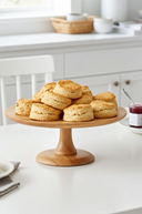 Mango Wood Cake Plate 30cm