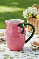 Pink Strawberry Stoneware Vase