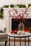 Faux Red Berry Branch